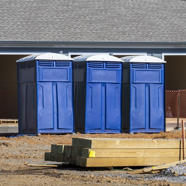 are there any restrictions on where i can place the portable toilets during my rental period in East Poland ME